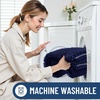 image:imageSmiry Luxury Chenille Bathroom Rugs 36x24 Extra Soft and Absorbent Shaggy Bath Mat Machine Washable NonSlip Plush Carpet Runner for Tub Shower and Floor Home Decor Accessories Deep Blue