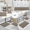 image:imageSmiry Luxury Chenille Bathroom Rugs 36x24 Extra Soft and Absorbent Shaggy Bath Mat Machine Washable NonSlip Plush Carpet Runner for Tub Shower and Floor Home Decor Accessories Latte