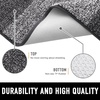 image:imageSmiry Bath Rug and Dog Door Mat Set Memory Foam Bath Rug Black 24x16 and Dog Door Mat for Muddy Paws Grey 30x20