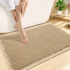 image:imageSmiry Bathroom Rugs Set 3 Piece30x20 Plus 30X2024X16 Extra Soft Absorbent Bath Mats Non Slip Machine Washable Quick Dry Bath Rugs for Bathroom Floor Tub Shower Brown