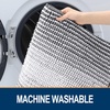 image:imageSmiry Chenille Bathroom Rugs 30x20 Extra Soft Absorbent Striped Bath Mat Machine Washable Rubber Backing Bath Rugs for Tub amp Shower Modern Home Decor Accessories GreyGrey