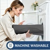 image:imageSmiry Memory Foam Bath Mat 32x20 Extra Soft and Absorbent Bathroom Mats Non Slip Washable Carpet for Floor Shower and Tub BlackBlack