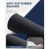 image:imageSmiry Ultra Thin Bath Mat 34x21 Non Slip Rubber Washable Bathroom Rugs  Navy Blue Low Pile Quick Dry Absorbent Bath Mat for Bathroom Floors Tub Sink Shower Outside Home Decor AccessoriesNavy Blue