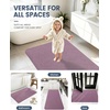 image:imageSmiry Ultra Thin Bath Mat 34x21 Non Slip Rubber Washable Bathroom Rugs  Navy Blue Low Pile Quick Dry Absorbent Bath Mat for Bathroom Floors Tub Sink Shower Outside Home Decor AccessoriesDeep Plum