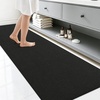 image:imageSmiry Ultra Thin Bath Mat 34x21 Non Slip Rubber Washable Bathroom Rugs  Navy Blue Low Pile Quick Dry Absorbent Bath Mat for Bathroom Floors Tub Sink Shower Outside Home Decor AccessoriesBlack