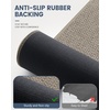 image:imageSmiry Ultra Thin Bath Mat 34x21 Non Slip Rubber Washable Bathroom Rugs  Navy Blue Low Pile Quick Dry Absorbent Bath Mat for Bathroom Floors Tub Sink Shower Outside Home Decor AccessoriesLatte