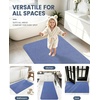 image:imageSmiry Ultra Thin Bath Mat 34x21 Non Slip Rubber Washable Bathroom Rugs  Navy Blue Low Pile Quick Dry Absorbent Bath Mat for Bathroom Floors Tub Sink Shower Outside Home Decor AccessoriesCornflower Blue
