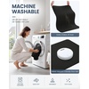 image:imageSmiry Ultra Thin Bath Mat 34x21 Non Slip Rubber Washable Bathroom Rugs  Navy Blue Low Pile Quick Dry Absorbent Bath Mat for Bathroom Floors Tub Sink Shower Outside Home Decor AccessoriesBlack