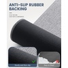 image:imageSmiry Ultra Thin Bath Mat 34x21 Non Slip Rubber Washable Bathroom Rugs  Navy Blue Low Pile Quick Dry Absorbent Bath Mat for Bathroom Floors Tub Sink Shower Outside Home Decor AccessoriesLight Grey