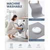 image:imageSmiry Ultra Thin Bath Mat 34x21 Non Slip Rubber Washable Bathroom Rugs  Navy Blue Low Pile Quick Dry Absorbent Bath Mat for Bathroom Floors Tub Sink Shower Outside Home Decor AccessoriesLight Grey