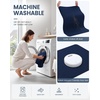 image:imageSmiry Ultra Thin Bath Mat 34x21 Non Slip Rubber Washable Bathroom Rugs  Navy Blue Low Pile Quick Dry Absorbent Bath Mat for Bathroom Floors Tub Sink Shower Outside Home Decor AccessoriesNavy Blue