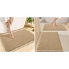 image:imageSmiry Bathroom Rugs Set 3 Piece30x20 Plus 30X2024X16 Extra Soft Absorbent Bath Mats Non Slip Machine Washable Quick Dry Bath Rugs for Bathroom Floor Tub Shower Brown