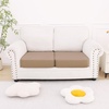 image:imageSmiry Printed Couch Cushion Covers Stretch Couch Covers for Sofa  Soft Washable Sofa Slipcover NonSlip Patio Furniture Protector for Indoor and Outdoor 3 PackMocha