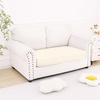 image:imageSmiry Printed Couch Cushion Covers Stretch Couch Covers for Sofa  Soft Washable Sofa Slipcover NonSlip Patio Furniture Protector for Indoor and Outdoor 3 PackCream