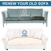 image:imageSmiry Printed Couch Cushion Covers Stretch Couch Covers for Sofa  Soft Washable Sofa Slipcover NonSlip Patio Furniture Protector for Indoor and Outdoor 3 PackCream