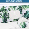 image:imageSmiry Printed Couch Cushion Covers Stretch Couch Covers for Sofa  Soft Washable Sofa Slipcover NonSlip Patio Furniture Protector for Indoor and Outdoor 3 PackGreen