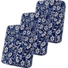 image:imageSmiry Printed Couch Cushion Covers Stretch Couch Covers for Sofa  Soft Washable Sofa Slipcover NonSlip Patio Furniture Protector for Indoor and Outdoor 3 PackNavy Blue