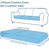 image:imageSmiry Printed Couch Cushion Covers Stretch Couch Covers for Sofa  Soft Washable Sofa Slipcover NonSlip Patio Furniture Protector for Indoor and Outdoor 3 PackRed and Black