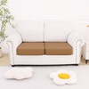 image:imageSmiry Printed Couch Cushion Covers Stretch Couch Covers for Sofa  Soft Washable Sofa Slipcover NonSlip Patio Furniture Protector for Indoor and Outdoor 3 PackCamel