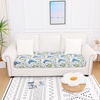 image:imageSmiry Printed Couch Cushion Covers Stretch Couch Covers for Sofa  Soft Washable Sofa Slipcover NonSlip Patio Furniture Protector for Indoor and Outdoor 3 PackLight Green