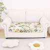 image:imageSmiry Printed Couch Cushion Covers Stretch Couch Covers for Sofa  Soft Washable Sofa Slipcover NonSlip Patio Furniture Protector for Indoor and Outdoor 3 PackBeige and Green