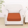 image:imageSmiry Printed Couch Cushion Covers Stretch Couch Covers for Sofa  Soft Washable Sofa Slipcover NonSlip Patio Furniture Protector for Indoor and Outdoor 3 PackRust
