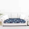 image:imageSmiry Printed Couch Cushion Covers Stretch Couch Covers for Sofa  Soft Washable Sofa Slipcover NonSlip Patio Furniture Protector for Indoor and Outdoor 3 PackBlue