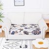 image:imageSmiry Printed Couch Cushion Covers Stretch Couch Covers for Sofa  Soft Washable Sofa Slipcover NonSlip Patio Furniture Protector for Indoor and Outdoor 3 PackBeige