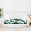 image:imageSmiry Printed Couch Cushion Covers Stretch Couch Covers for Sofa  Soft Washable Sofa Slipcover NonSlip Patio Furniture Protector for Indoor and Outdoor 3 PackGreen