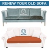 image:imageSmiry Printed Couch Cushion Covers Stretch Couch Covers for Sofa  Soft Washable Sofa Slipcover NonSlip Patio Furniture Protector for Indoor and Outdoor 3 PackRust