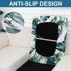 image:imageSmiry Printed Couch Cushion Covers Stretch Couch Covers for Sofa  Soft Washable Sofa Slipcover NonSlip Patio Furniture Protector for Indoor and Outdoor 3 PackGreen