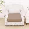 image:imageSmiry Printed Couch Cushion Covers Stretch Couch Covers for Sofa  Soft Washable Sofa Slipcover NonSlip Patio Furniture Protector for Indoor and Outdoor 3 PackMocha