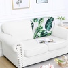 image:imageSmiry Printed Couch Cushion Covers Stretch Couch Covers for Sofa  Soft Washable Sofa Slipcover NonSlip Patio Furniture Protector for Indoor and Outdoor 3 PackGreen