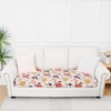 image:imageSmiry Printed Couch Cushion Covers Stretch Couch Covers for Sofa  Soft Washable Sofa Slipcover NonSlip Patio Furniture Protector for Indoor and Outdoor 3 PackOrange