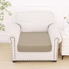 image:imageSmiry Printed Couch Cushion Covers Stretch Couch Covers for Sofa  Soft Washable Sofa Slipcover NonSlip Patio Furniture Protector for Indoor and Outdoor 3 PackTaupe