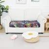image:imageSmiry Printed Couch Cushion Covers Stretch Couch Covers for Sofa  Soft Washable Sofa Slipcover NonSlip Patio Furniture Protector for Indoor and Outdoor 3 PackBlue Green