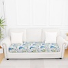 image:imageSmiry Printed Couch Cushion Covers Stretch Couch Covers for Sofa  Soft Washable Sofa Slipcover NonSlip Patio Furniture Protector for Indoor and Outdoor 3 PackLight Green