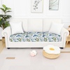 image:imageSmiry Printed Couch Cushion Covers Stretch Couch Covers for Sofa  Soft Washable Sofa Slipcover NonSlip Patio Furniture Protector for Indoor and Outdoor 3 PackLight Green