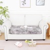 image:imageSmiry Printed Couch Cushion Covers Stretch Couch Covers for Sofa  Soft Washable Sofa Slipcover NonSlip Patio Furniture Protector for Indoor and Outdoor 3 PackBrown and White