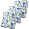 image:imageSmiry Printed Couch Cushion Covers Stretch Couch Covers for Sofa  Soft Washable Sofa Slipcover NonSlip Patio Furniture Protector for Indoor and Outdoor 3 PackLight Green