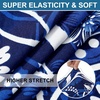 image:imageSmiry Printed Couch Cushion Covers Stretch Couch Covers for Sofa  Soft Washable Sofa Slipcover NonSlip Patio Furniture Protector for Indoor and Outdoor 3 PackNavy Blue