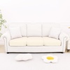image:imageSmiry Printed Couch Cushion Covers Stretch Couch Covers for Sofa  Soft Washable Sofa Slipcover NonSlip Patio Furniture Protector for Indoor and Outdoor 3 PackCream