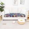 image:imageSmiry Printed Couch Cushion Covers Stretch Couch Covers for Sofa  Soft Washable Sofa Slipcover NonSlip Patio Furniture Protector for Indoor and Outdoor 3 PackBlue Green