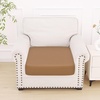 image:imageSmiry Printed Couch Cushion Covers Stretch Couch Covers for Sofa  Soft Washable Sofa Slipcover NonSlip Patio Furniture Protector for Indoor and Outdoor 3 PackCamel