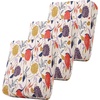 image:imageSmiry Printed Couch Cushion Covers Stretch Couch Covers for Sofa  Soft Washable Sofa Slipcover NonSlip Patio Furniture Protector for Indoor and Outdoor 3 PackOrange