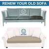image:imageSmiry Printed Couch Cushion Covers Stretch Couch Covers for Sofa  Soft Washable Sofa Slipcover NonSlip Patio Furniture Protector for Indoor and Outdoor 3 PackTaupe
