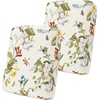 image:imageSmiry Printed Couch Cushion Covers Stretch Couch Covers for Sofa  Soft Washable Sofa Slipcover NonSlip Patio Furniture Protector for Indoor and Outdoor 3 PackBeige and Green