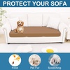 image:imageSmiry Printed Couch Cushion Covers Stretch Couch Covers for Sofa  Soft Washable Sofa Slipcover NonSlip Patio Furniture Protector for Indoor and Outdoor 3 PackCamel
