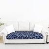 image:imageSmiry Printed Couch Cushion Covers Stretch Couch Covers for Sofa  Soft Washable Sofa Slipcover NonSlip Patio Furniture Protector for Indoor and Outdoor 3 PackNavy Blue