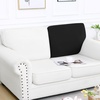 image:imageSmiry Printed Couch Cushion Covers Stretch Couch Covers for Sofa  Soft Washable Sofa Slipcover NonSlip Patio Furniture Protector for Indoor and Outdoor 3 PackBlack
